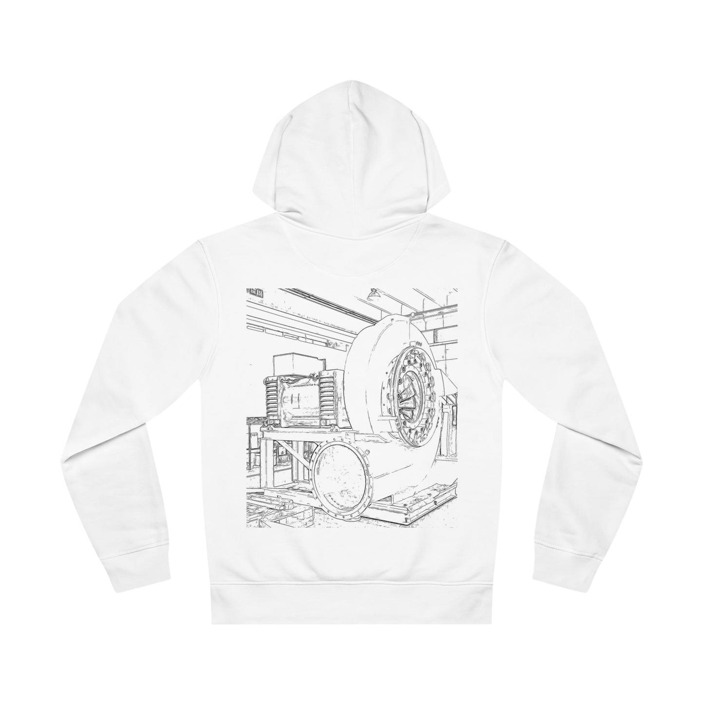 Sudadera con capucha unisex Drummer - Turbina Francis